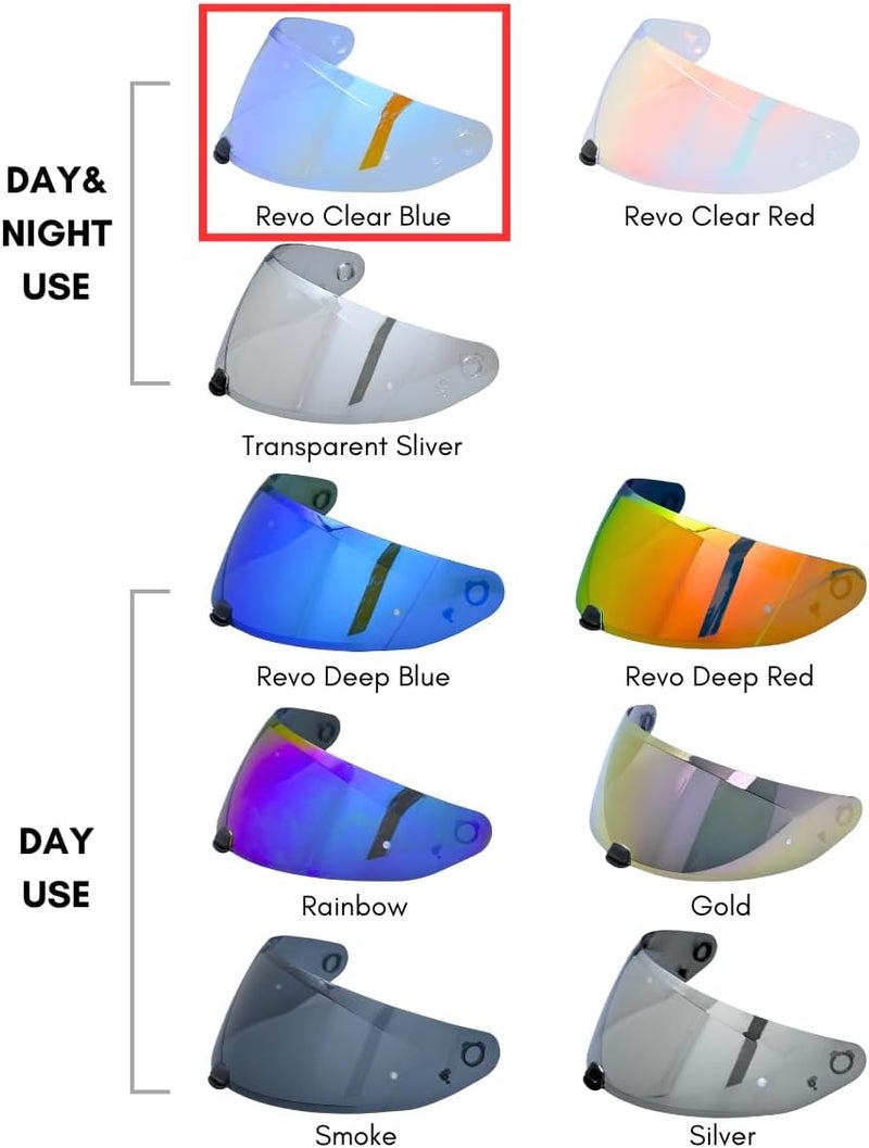 Logto Replacement Motorcycle Helmet Shield for I10 I70 HJ-31 Helmet Visor Shield Anti-Scratch Wearproof Windproof Universal Helmet Accessories - Image 5